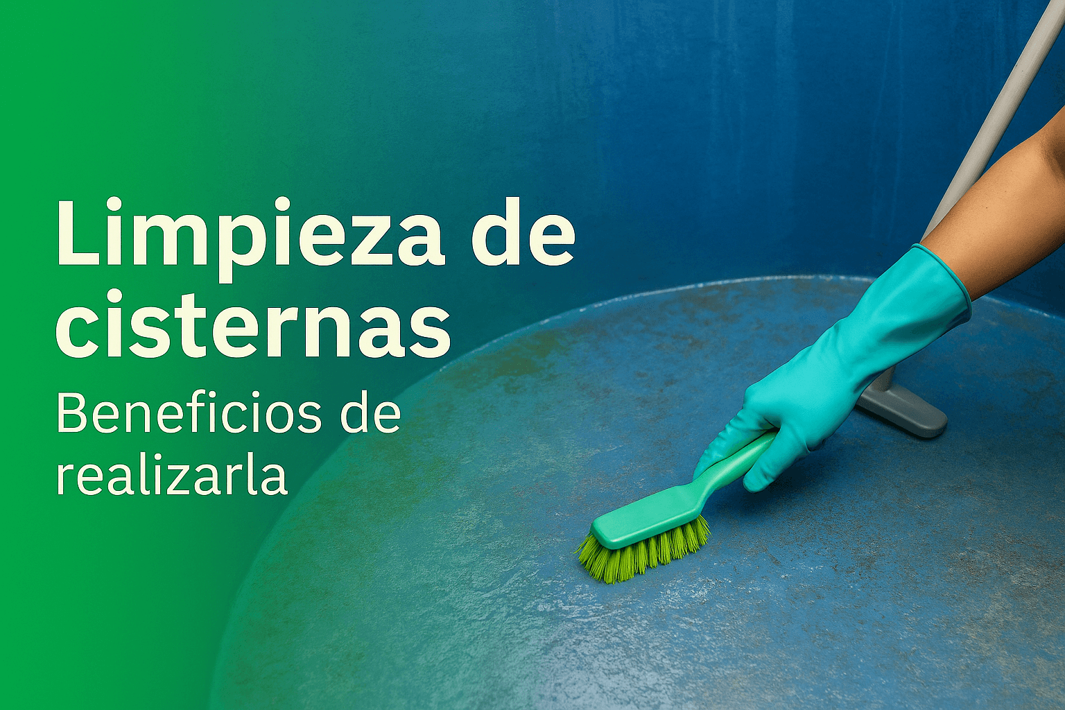 Limpieza de cisterna